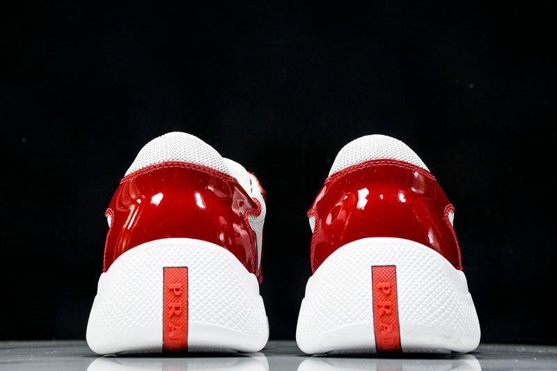 Red & White Cup Sneakers