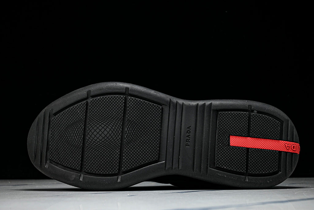 Black Soft Rubber Cup Sneakers