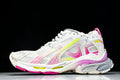 Neon Pink & Yellow White Runner Sneakers