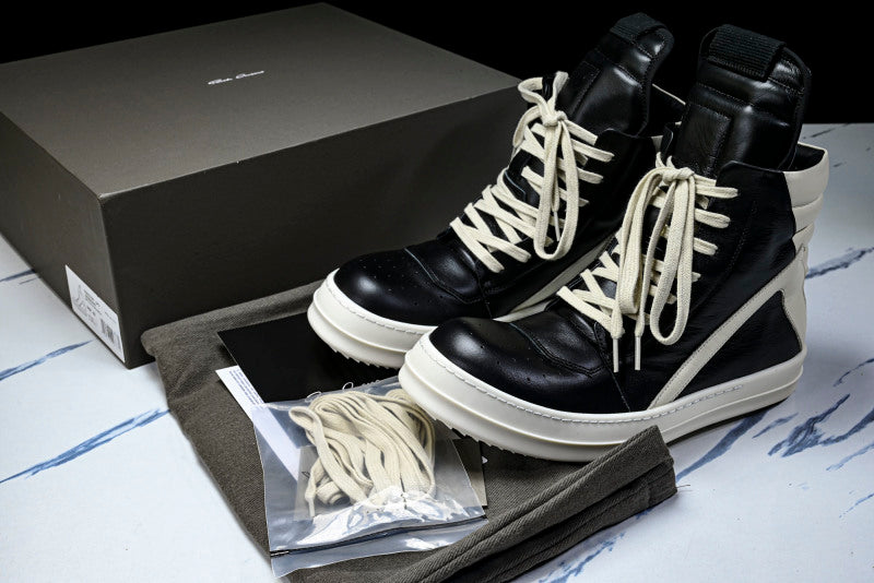 High Top Strobe Geobasket High Black Milk Shoes