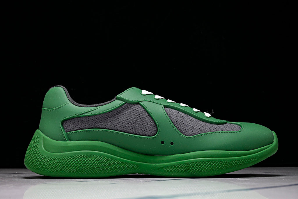 Green Soft Rubber Cup Sneakers