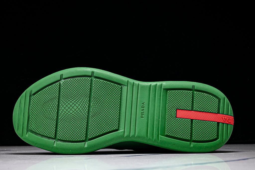 Green Soft Rubber Cup Sneakers