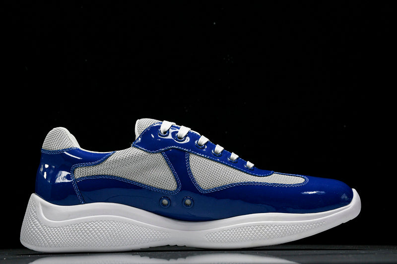 Royal Blue & White Cup Sneakers