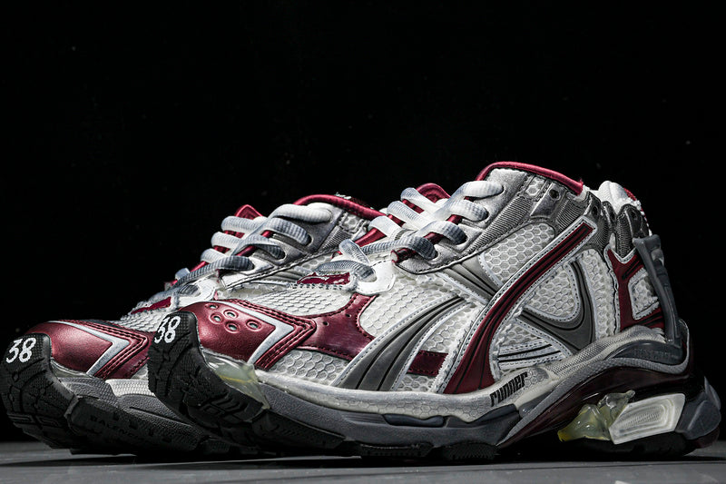 Burgundy Runner Sneakers