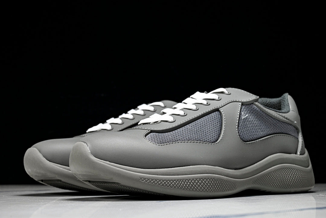 Steel Grey Soft Rubber Cup Sneakers