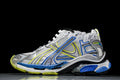 Grey Blue Neon Yellow Runner Sneakers