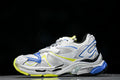 White Yellow Blue Runner Sneakers