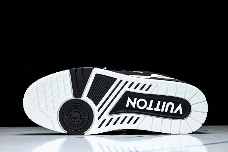 Black & White Skate Sneakers
