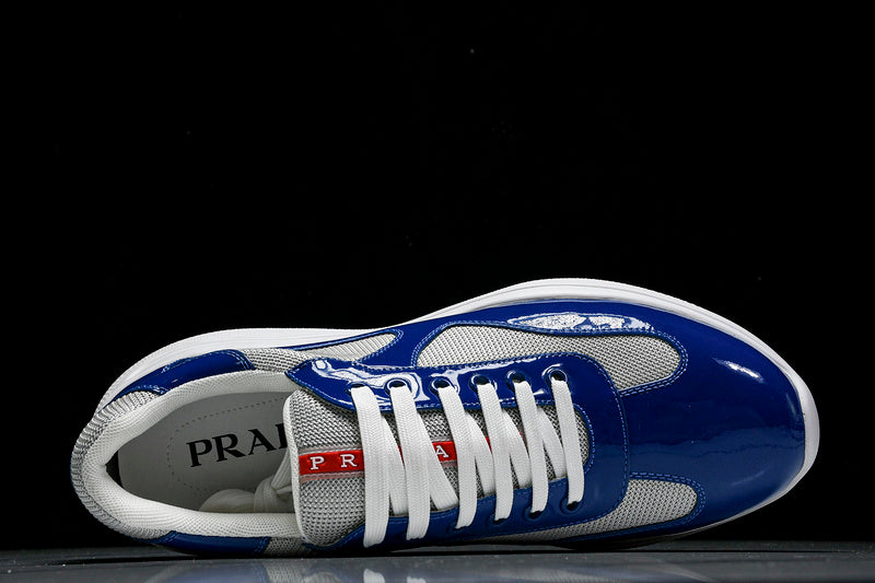 Royal Blue & White Cup Sneakers