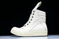 High Top Geobasket x CH White Leather Shoes