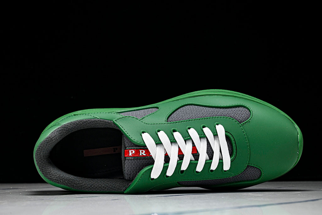 Green Soft Rubber Cup Sneakers