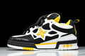 Black Yellow & White Skate Sneakers
