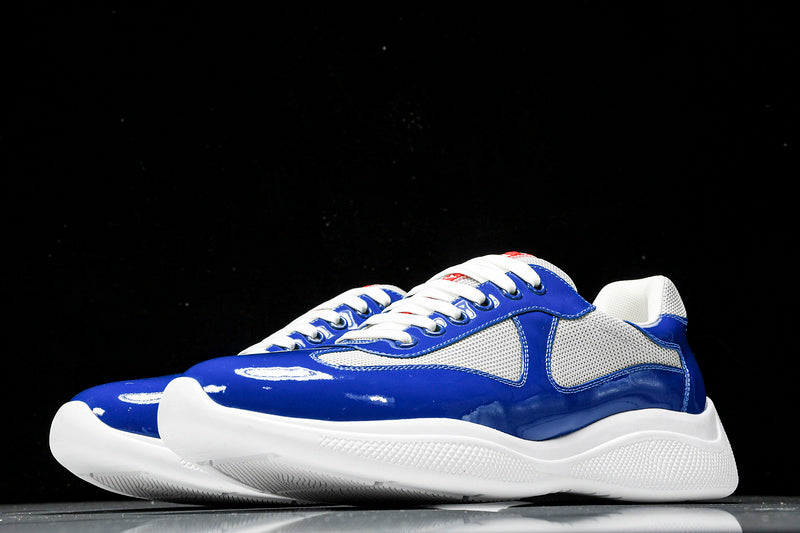Royal Blue & White Cup Sneakers