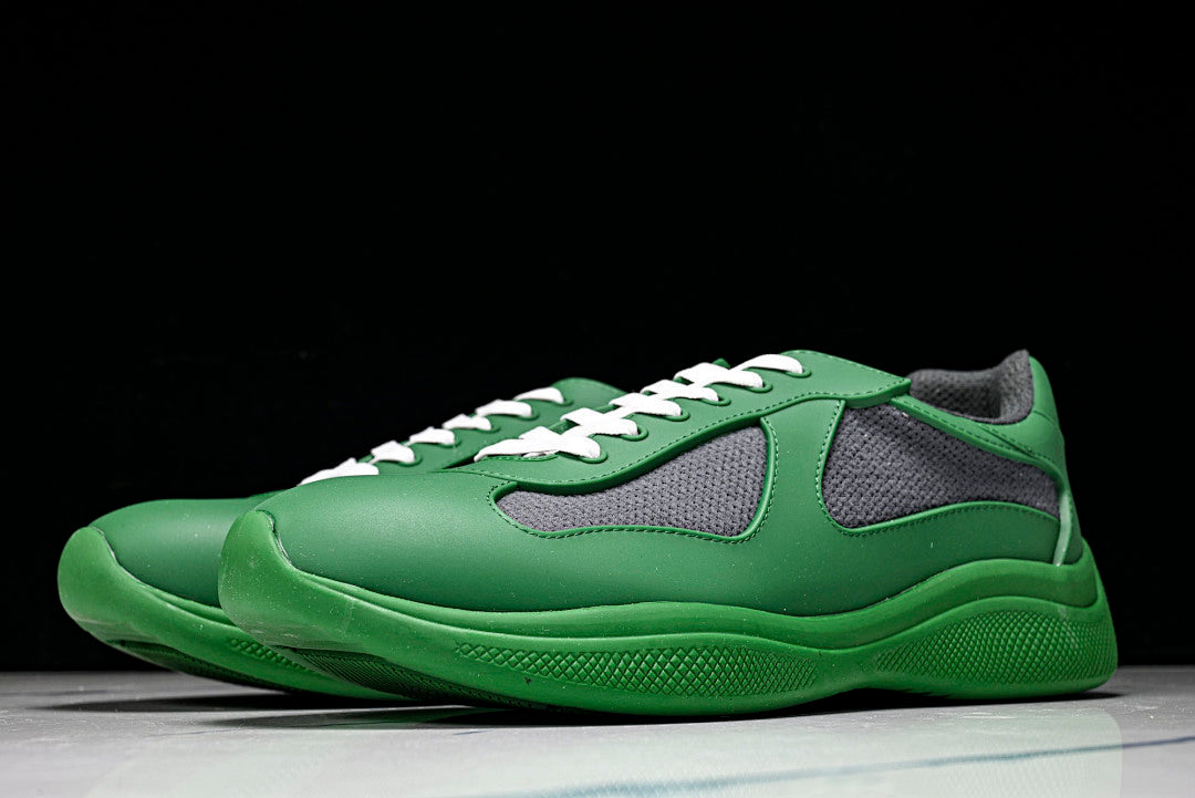 Green Soft Rubber Cup Sneakers