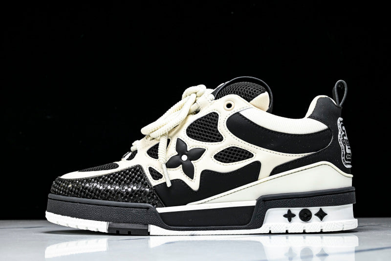 Black & White Skate Sneakers