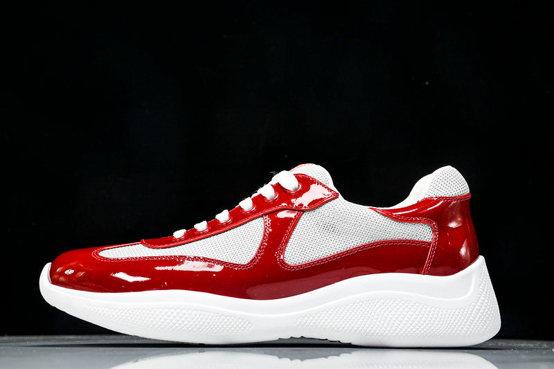 Red & White Cup Sneakers