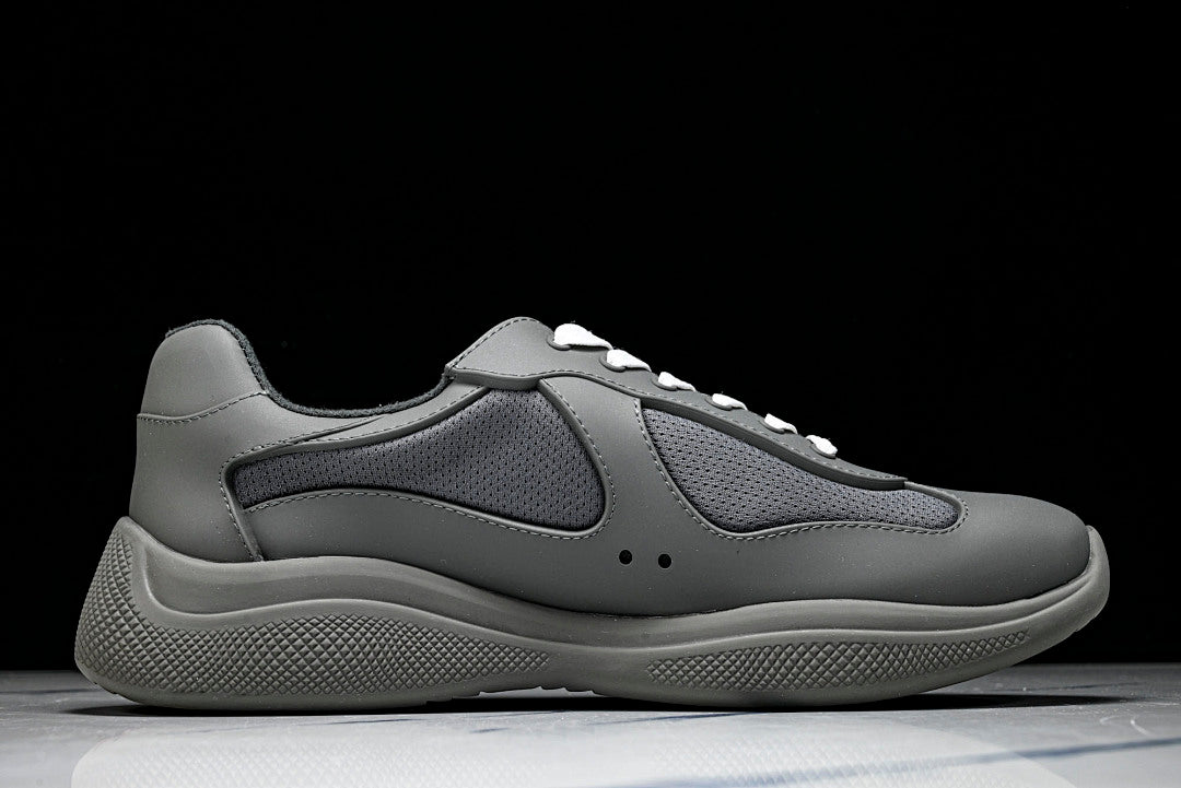 Steel Grey Soft Rubber Cup Sneakers