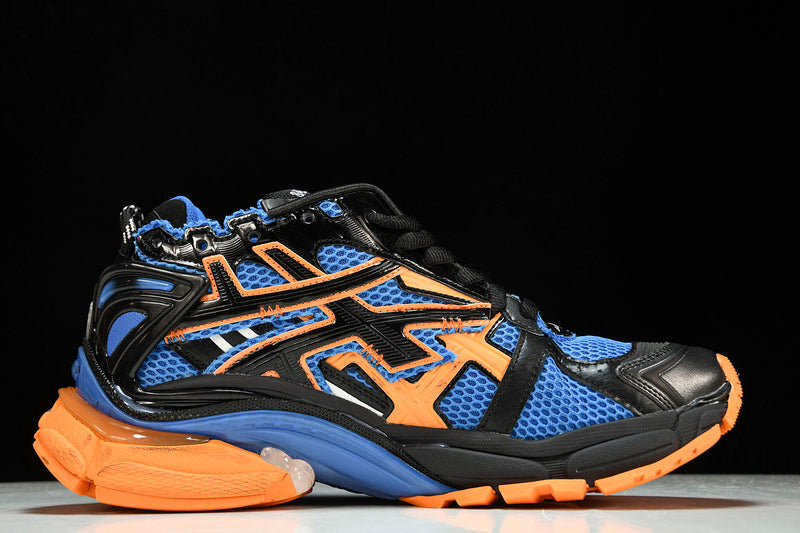 Blue Orange Black Runner Sneakers
