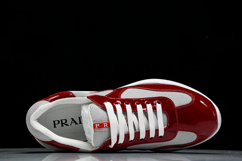 Red & White Cup Sneakers