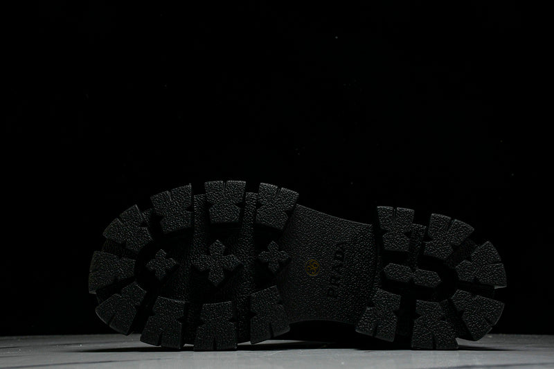 Monolith Black Brushed Leather Boots