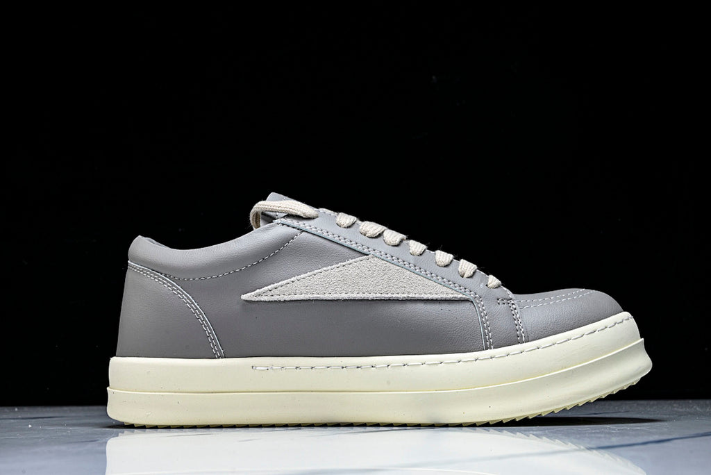 Vintage Low "Celadon Milk" Leather Sneakers