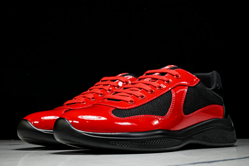 Red & Black Cup Sneakers