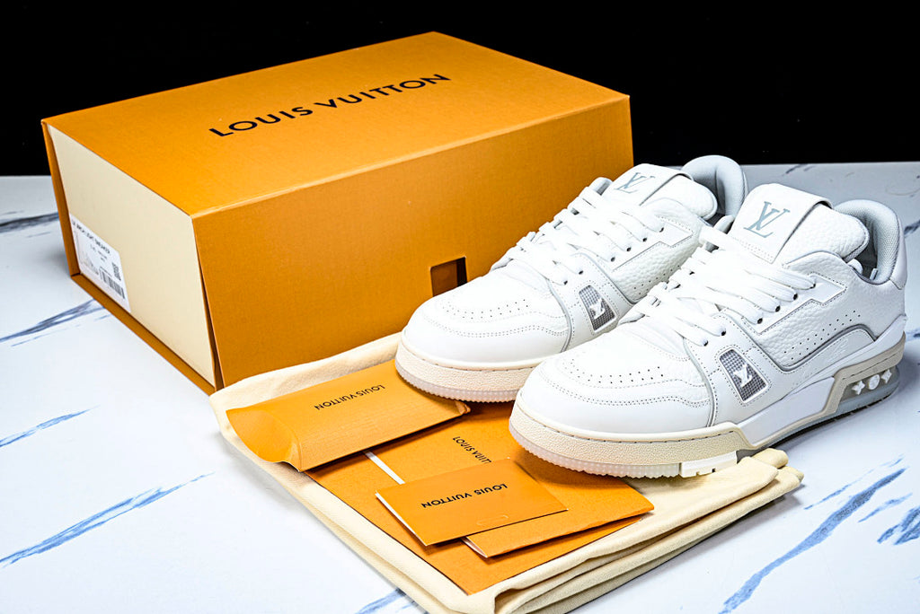 Cream White #54 Trainer Sneakers