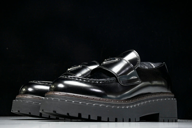 Black Leather Loafers