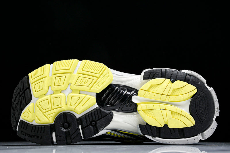 Grey Yellow Runner Sneakers