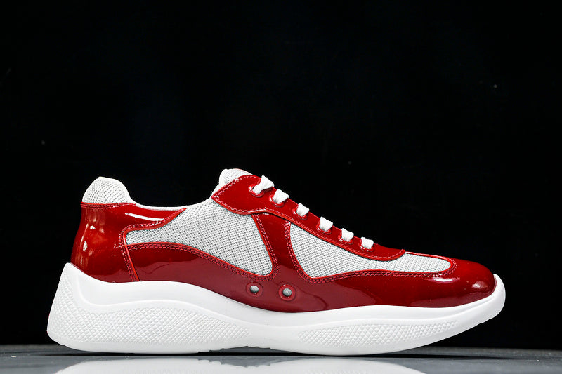 Red & White Cup Sneakers