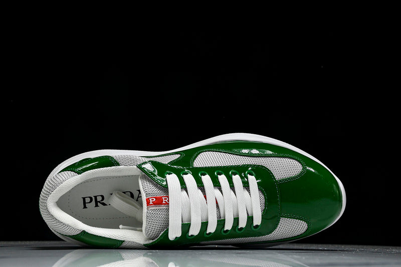 Green & White Cup Sneakers