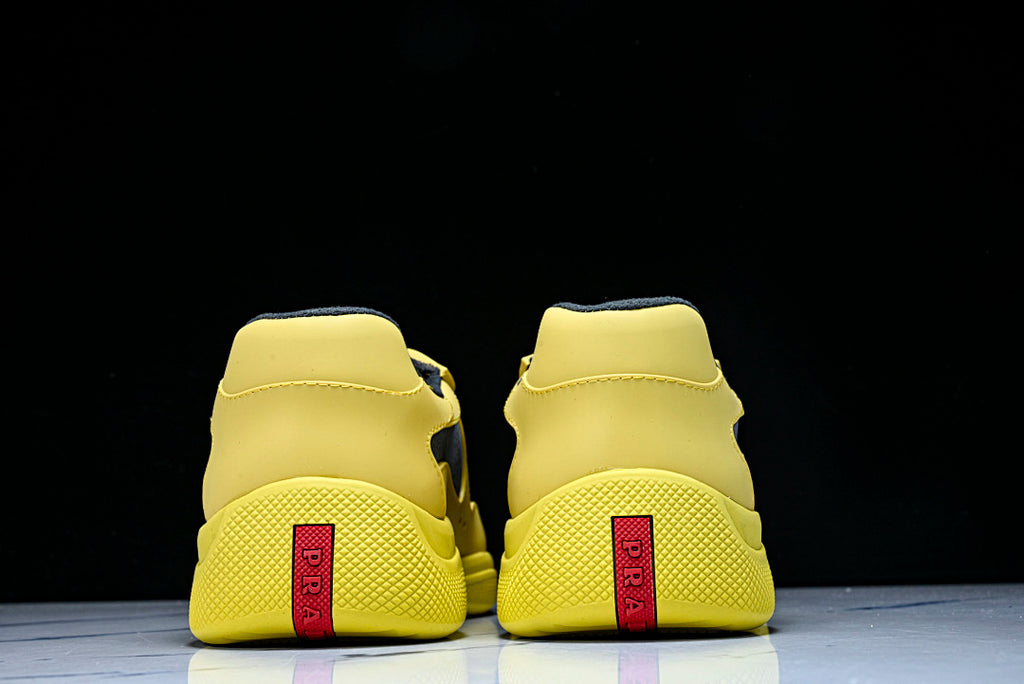 Yellow Soft Rubber Cup Sneakers