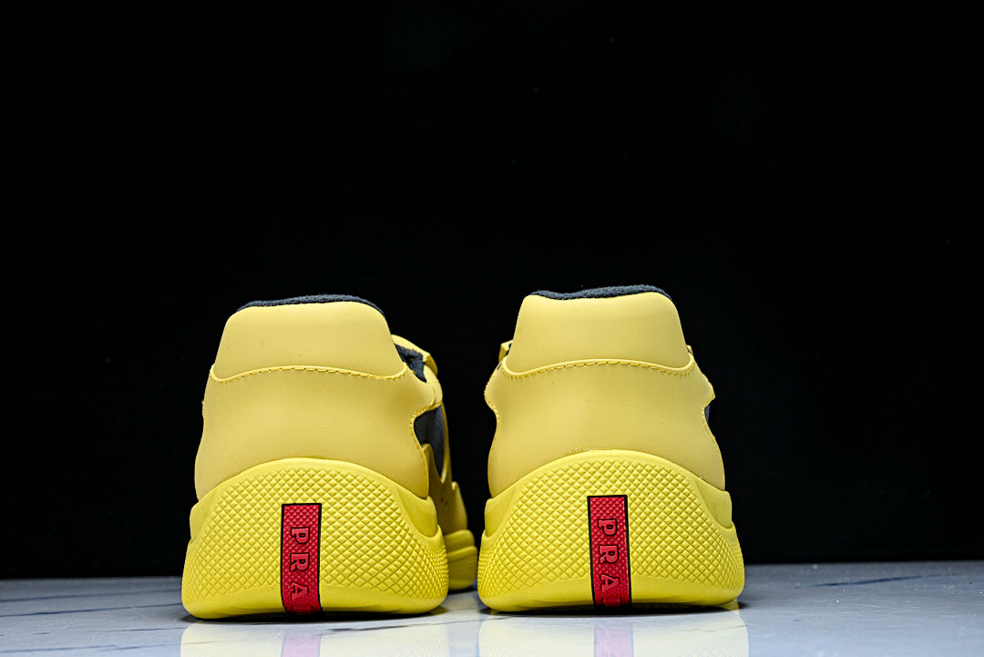 Yellow Soft Rubber Cup Sneakers