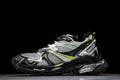 Silver Black Neon Green Runner Sneakers