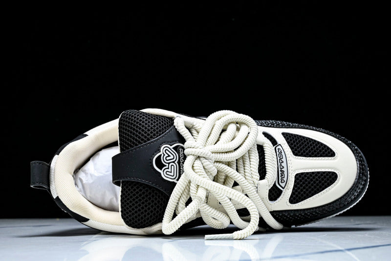 Black & White Skate Sneakers