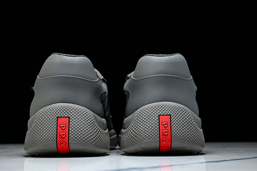 Steel Grey Soft Rubber Cup Sneakers