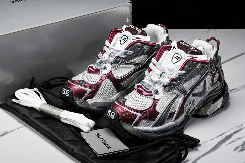 Burgundy Runner Sneakers