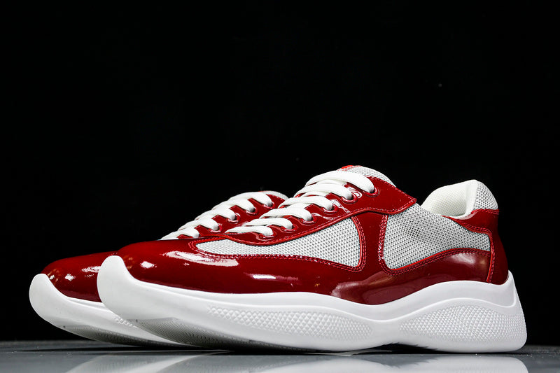 Red & White Cup Sneakers