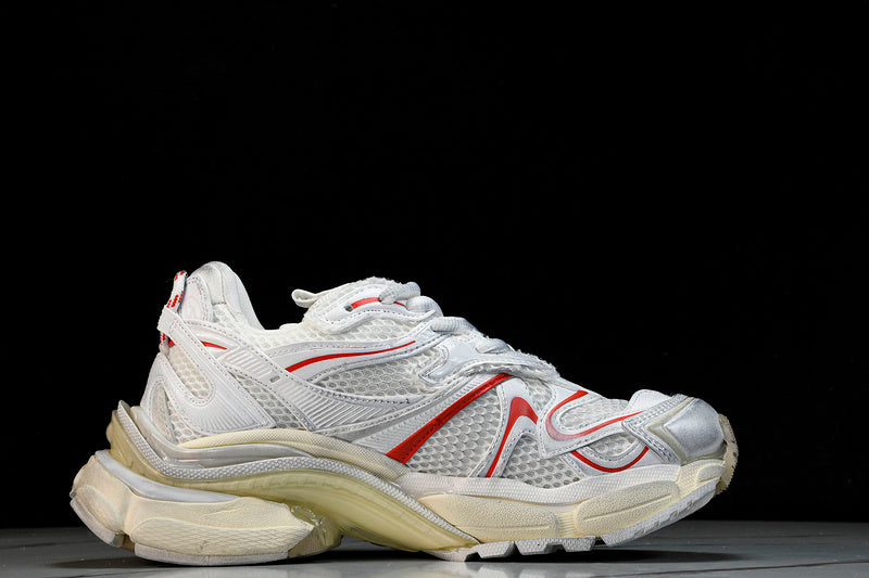 White Red Runner Sneakers