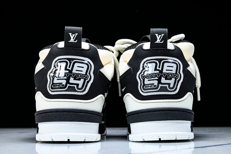 Black & White Skate Sneakers