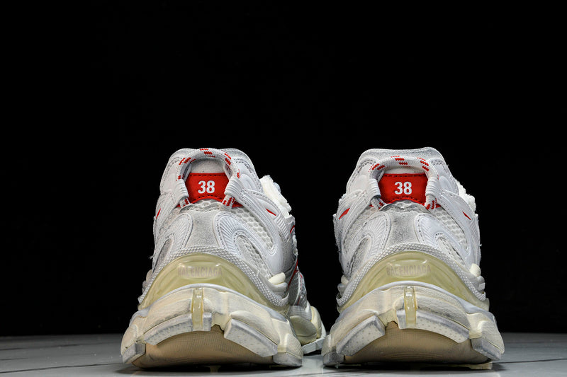 White Red Runner Sneakers