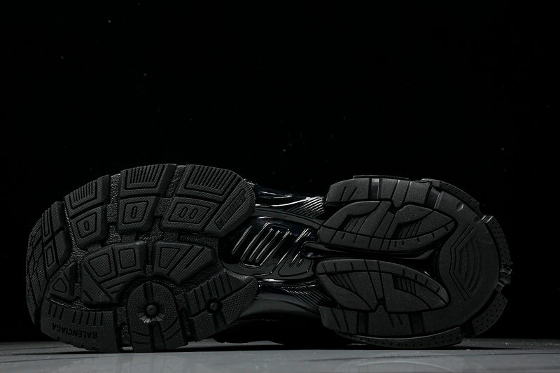 Matte Black Runner Sneakers
