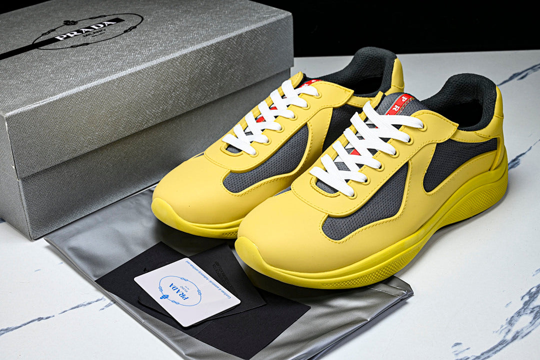 Yellow Soft Rubber Cup Sneakers