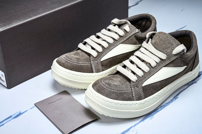 Vintage Low "Brown Dust" Suede Sneakers