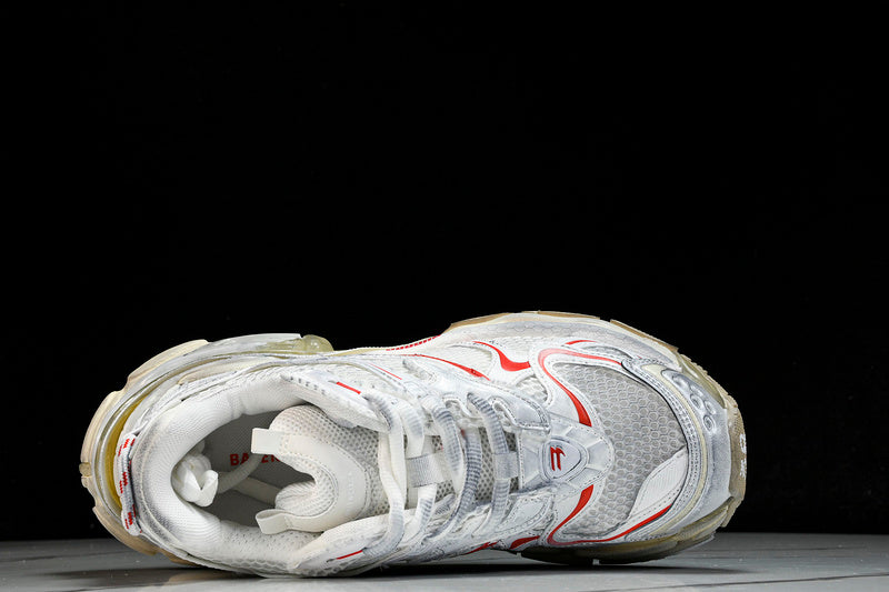 White Red Runner Sneakers