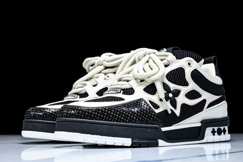Black & White Skate Sneakers