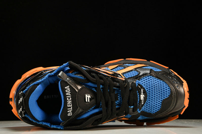 Blue Orange Black Runner Sneakers