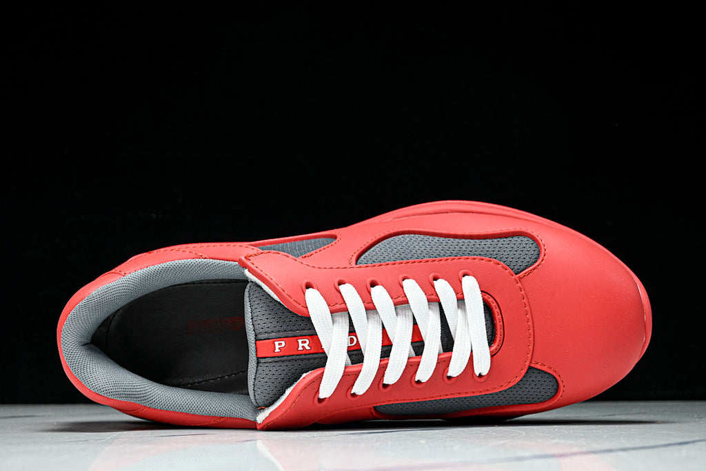 Red Soft Rubber Cup Sneakers