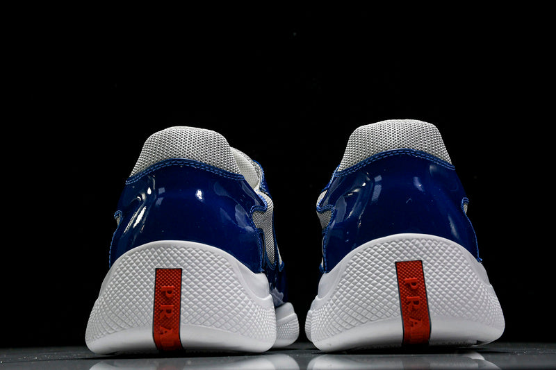 Royal Blue & White Cup Sneakers