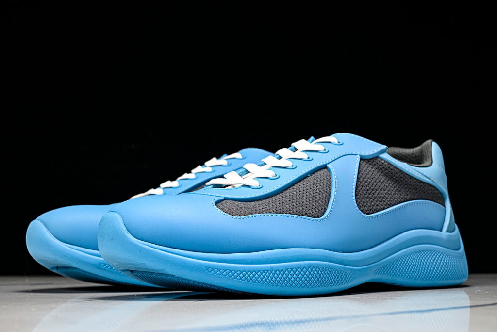 Light Blue Soft Rubber Cup Sneakers